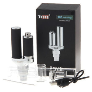 YOCAN TORCH PORTABLE E-NAIL CONCENTRATE QUARTZ DUAL COIL 5PC