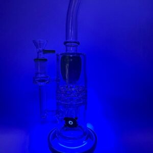 12" CaliChill brand recycle Water Pipe and eye parts is glow