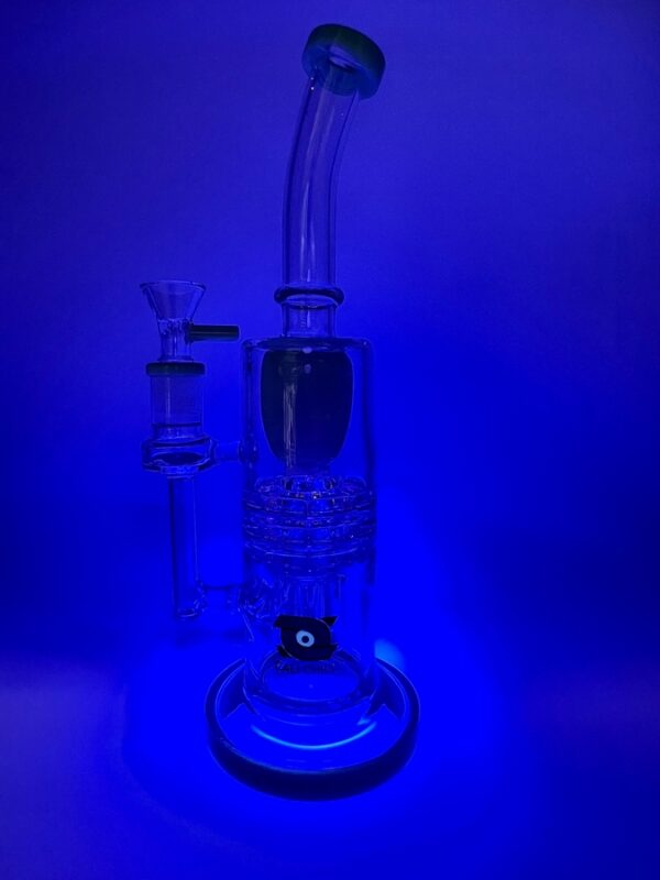 12" CaliChill brand recycle Water Pipe and eye parts is glow