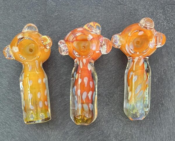 Marble round 4"  Hand Pipe