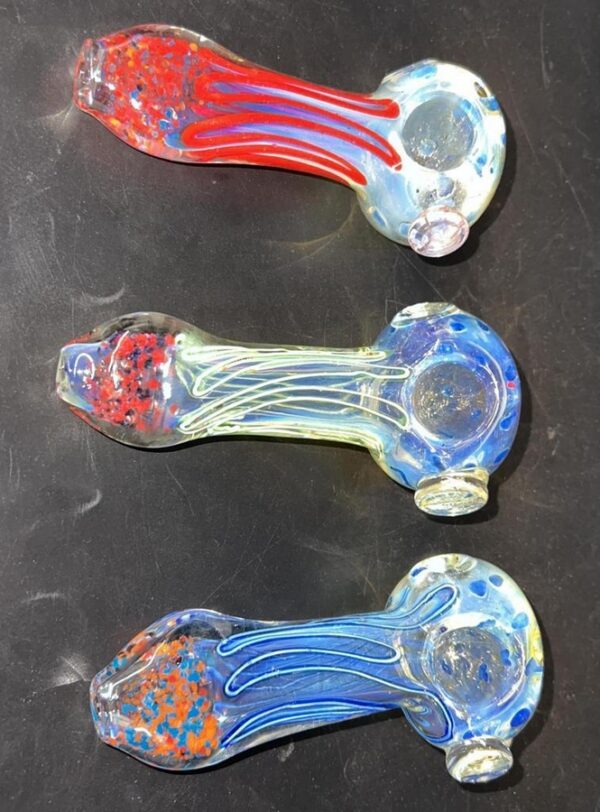 Heavy 4"  line color Hand Pipe