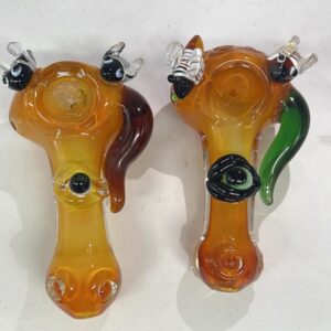 Bee art with eye 4"  custom Hand Pipe
