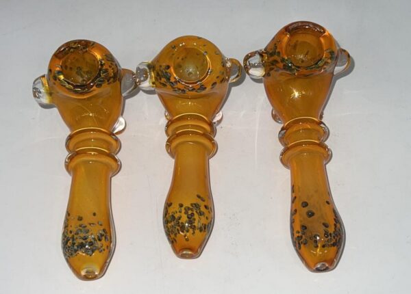 Gold fume stand Hand Pipe