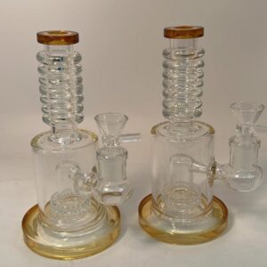 9" str swirl perk Water Pipe
