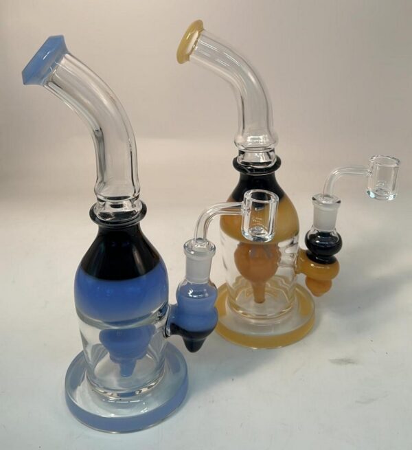 8" bend color perk Water Pipe