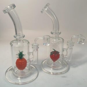9" bend strawberry Water Pipe