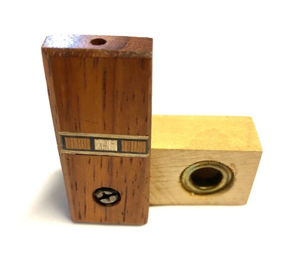 SWIVEL LID WOOD 3" SQUARE WOOD PIPE - Image 2