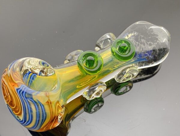 4 INCHES BUTTON DESIGN HAND PIPE