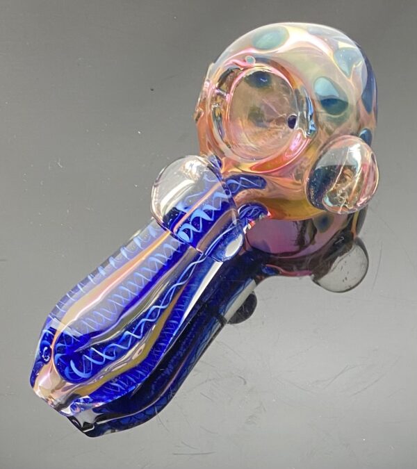 4 INC ELEGANT GLASS HAND PIPE
