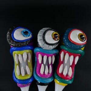 Staring Eye Glass Hand Pipe