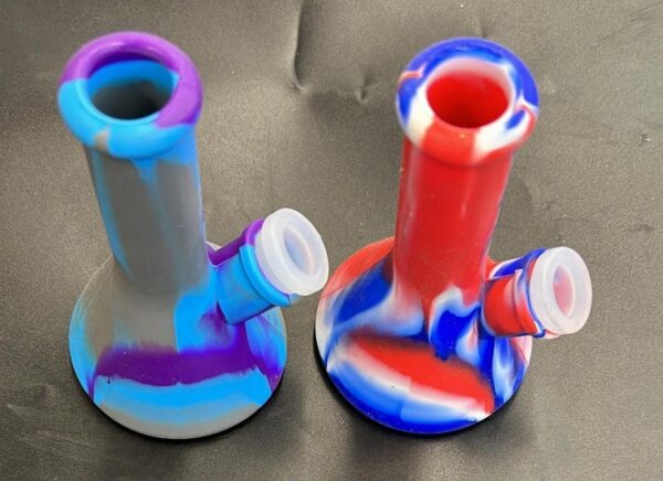 5" colorful silicone Water Pipe