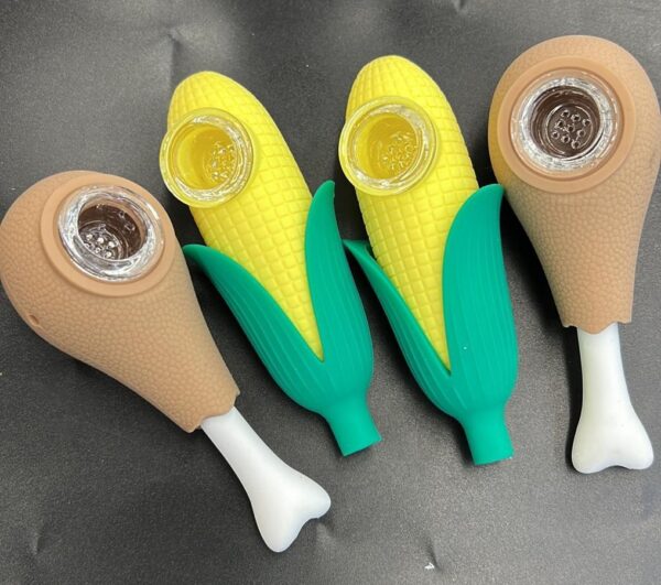 Corn and chicken silicone Water Pipe