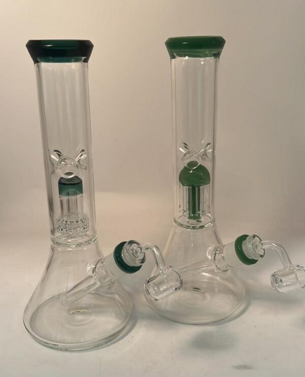 12" tre color top Water Pipe