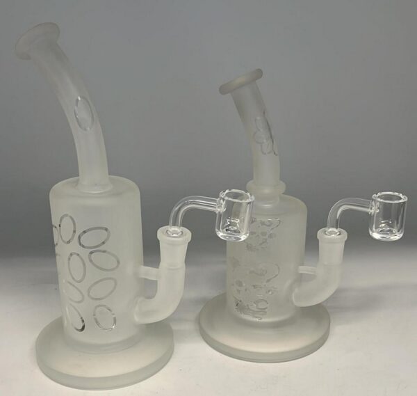 9" bend white design Water Pipe
