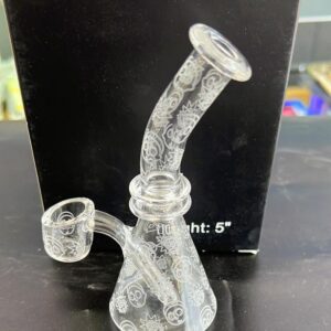 5" bend glow in the dark Water Pipe