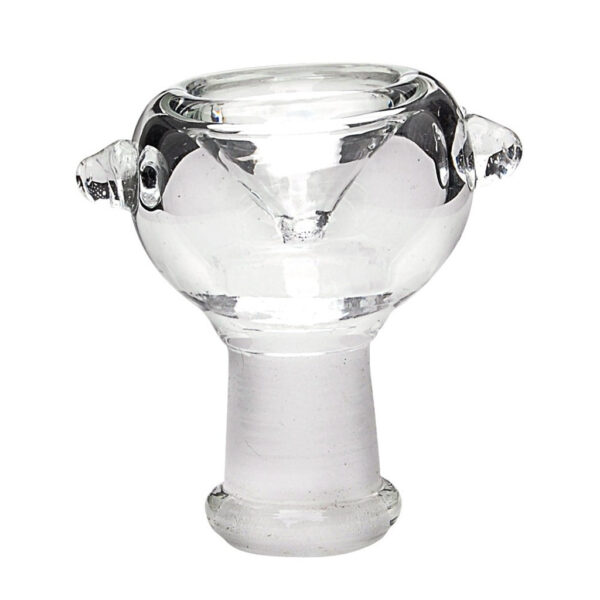 Glass on Glass Clear Bowl 18mm Female   0106