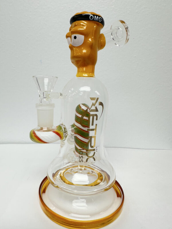 Metrix® Rick & Morty With Dome Perc Waterpipe – 8″   0050