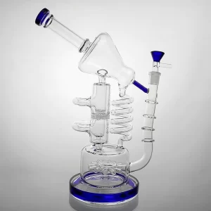 Recycler Bong 13" Sidecar  0079
