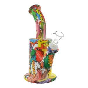 SILICONE POKEMON BONG - 8.5IN   0151
