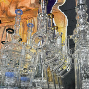 18 Volcano Ice Catcher With Percolator Herbal Refinery  Glass Water Pipe