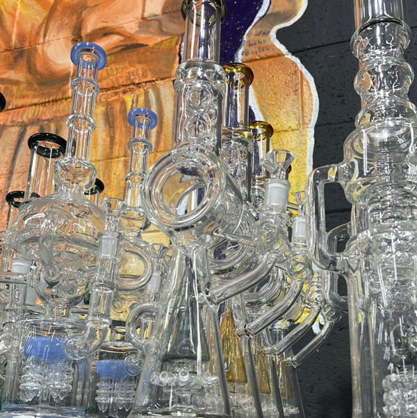 18 Volcano Ice Catcher With Percolator Herbal Refinery  Glass Water Pipe