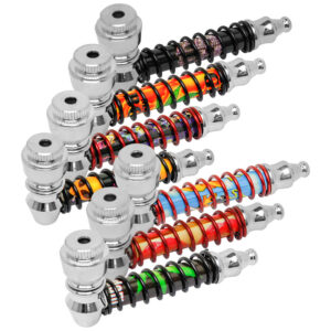 3 Coiled Metal Hand Pipe