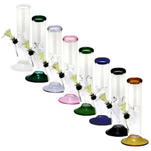 9 Straight Glass Water Pipe