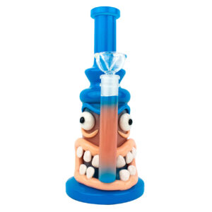 10 3D Monster Ugly Face Glass Water Pipe