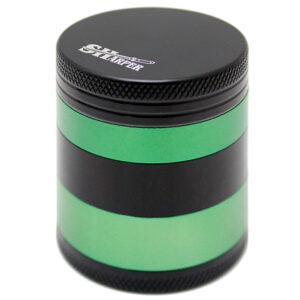 Sharper Black & Green Hardtop 5 Part 40mm Grinder