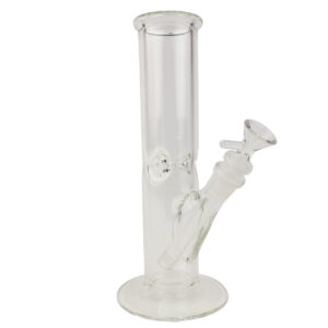 12 Clear Straight Tube Ice Catcher Glass Water Pipe