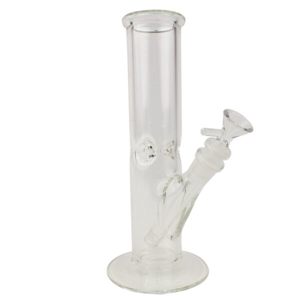 12 Clear Straight Tube Ice Catcher Glass Water Pipe