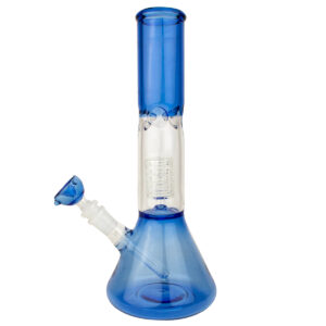 12 Colored Beaker Matrix Perc Water Pipe