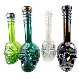 14 Skull Glass Water Pipe
