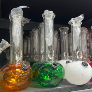 10mm Male Joint Flower Bowl w/ Attached downstem Ice Catcher Water Pipe
