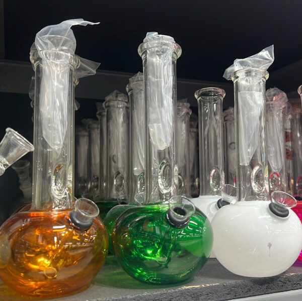 10mm Male Joint Flower Bowl w/ Attached downstem Ice Catcher Water Pipe