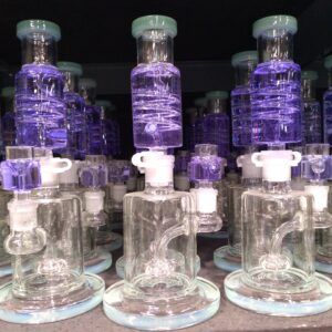 10 HiSoul Freezable Glycerin Glass Water Pipe with Matching Bowl