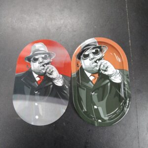 3D Mini Metal Rolling Tray- Biggie Smalls