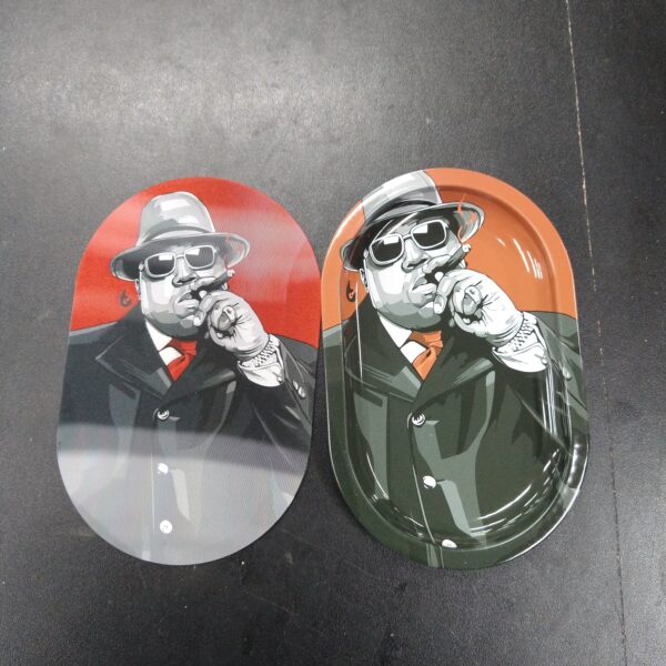 3D Mini Metal Rolling Tray- Biggie Smalls