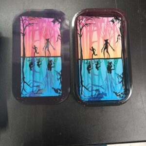 3D Medium Rolling Tray- Monster Forest