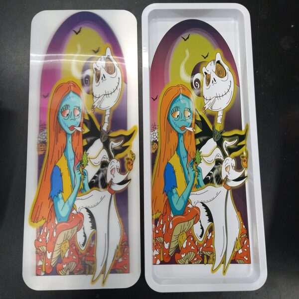 3D Large Metal Rolling Tray- Nightmare Before Christmas
