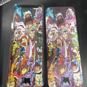 3D Large Metal Rolling Tray- Rick and Morty Evil Pokemon