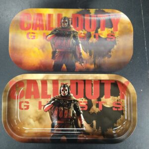3D Small Metal Rolling Tray- Call Of Duty Ghost