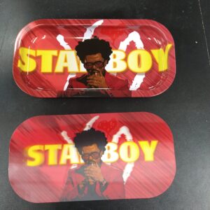 3D Small Metal Rolling Tray- The Weekend StarBoy