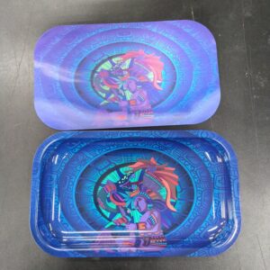 3D Medium Rolling Tray-Aztec Smoking with Snake