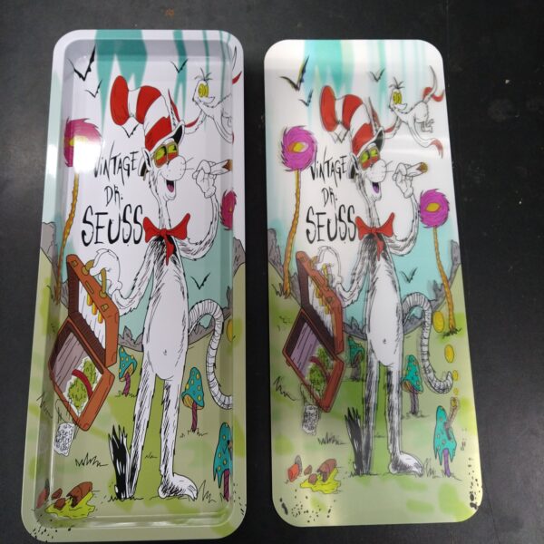 3D Large Metal Rolling Tray - Cat in the Hat Vintage Dr Seuss