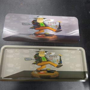 3D Large Metal Rolling Tray - The Plug Man