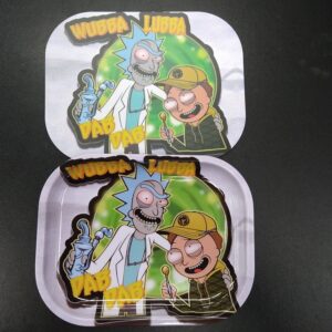 Mini Rick & Morty Wubba Lubba Dab Dab Rolling Tray