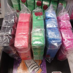 Apple 1010 Pattern Design Plastic Ziplock Baggies 1,000 Bags