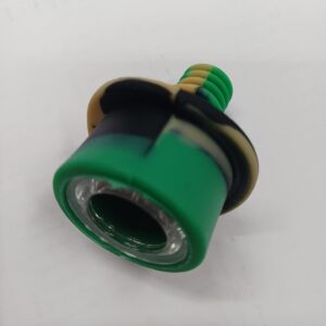 14mm MALE COLOR SWIRL ROUND GLASS BOWL