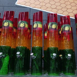 Bob Marley Rasta 2 2/2x16 Water Pipe
